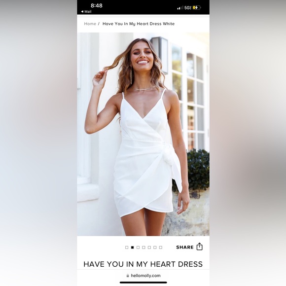 HAVE YOU IN MY HEART DRESS WHITE - Picture 6 of 11